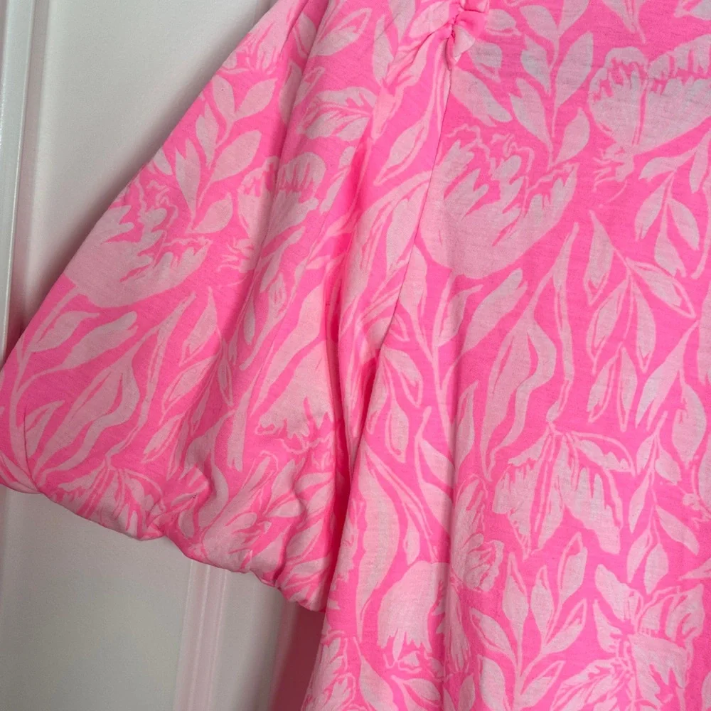 Lilly Pulitzer Pink and White Floral Dress - Picture 6 of 6